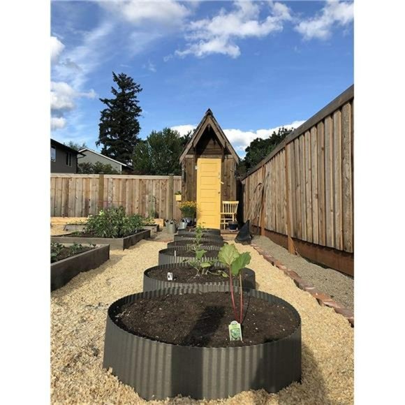 Corrugated Garden Edging (12" Tall Antique) - Picture 3 of 6